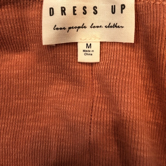 NWT DressUp Rust/ Coral Tunic - Picture 3 of 3